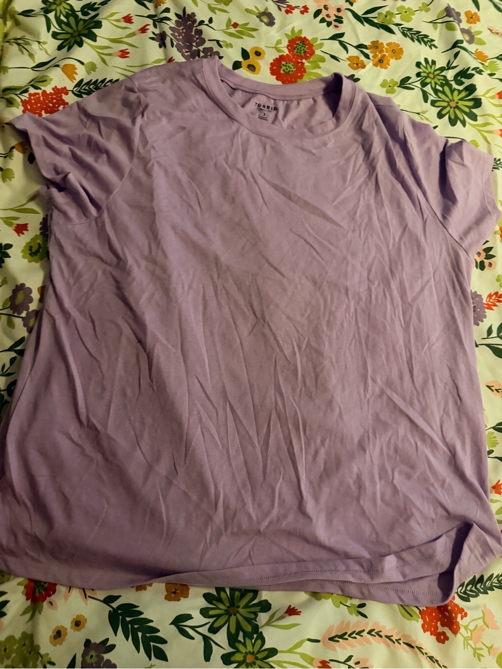 torrid Lavender Short Sleeve Tee